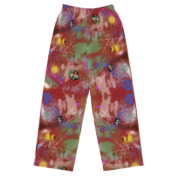 SplatterWear #2 Wide Unisex Pants/Radish product image (1)