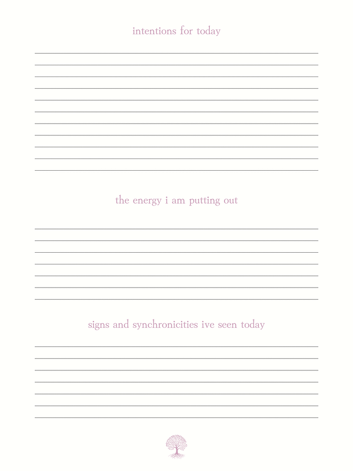 Your Daily Dose Manifestation Journal | Daily Self-Reflection Printable product image (2)