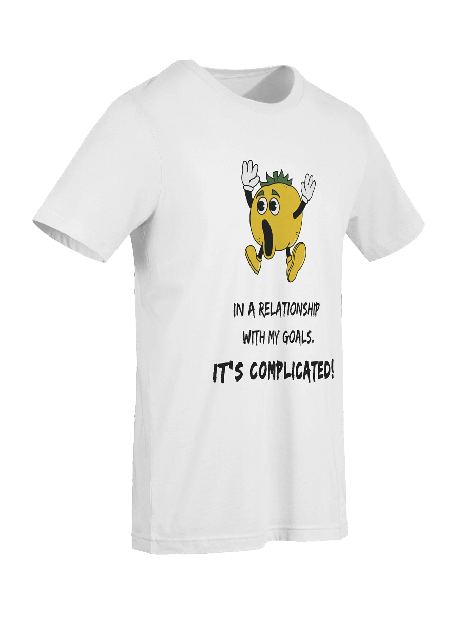 In a relationship with my goals. It's complicated. Regular Fit T-shirt product image (105)