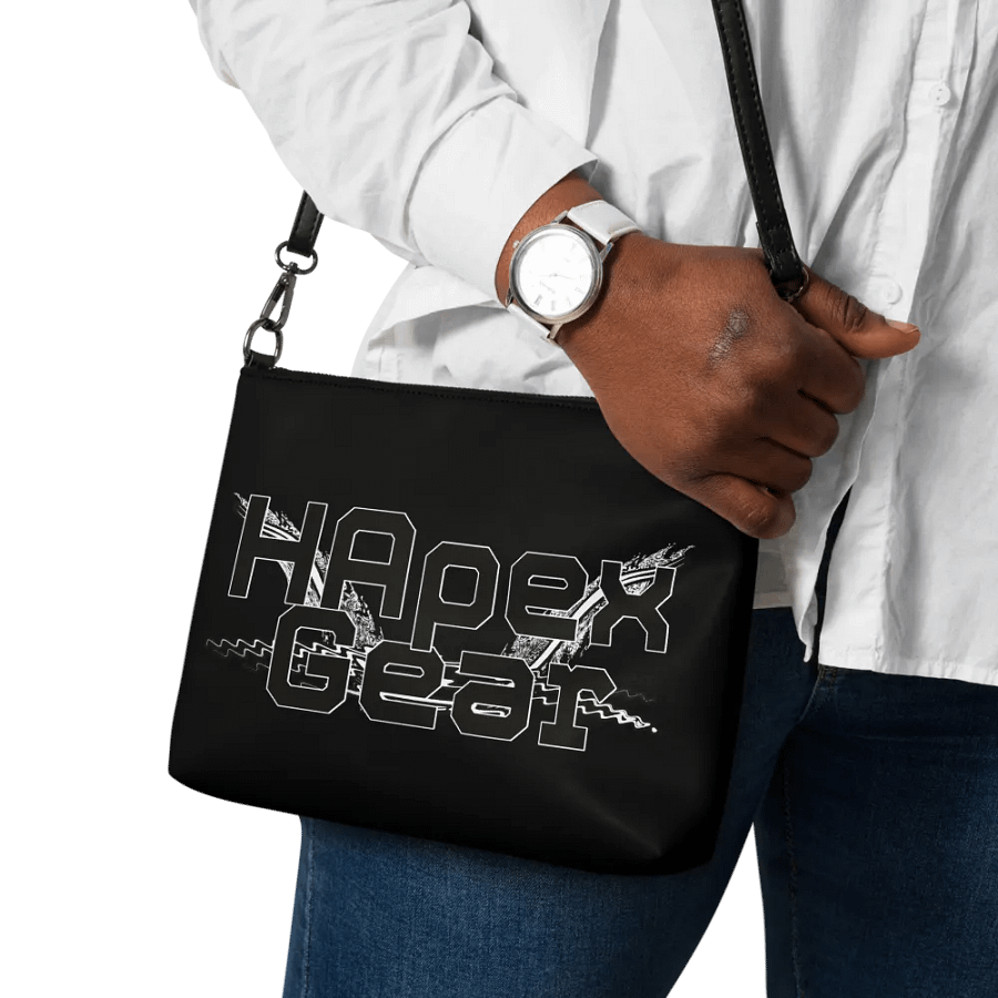 Crossbody Bag - Black - Black HApex Gear White Logo product image (11)
