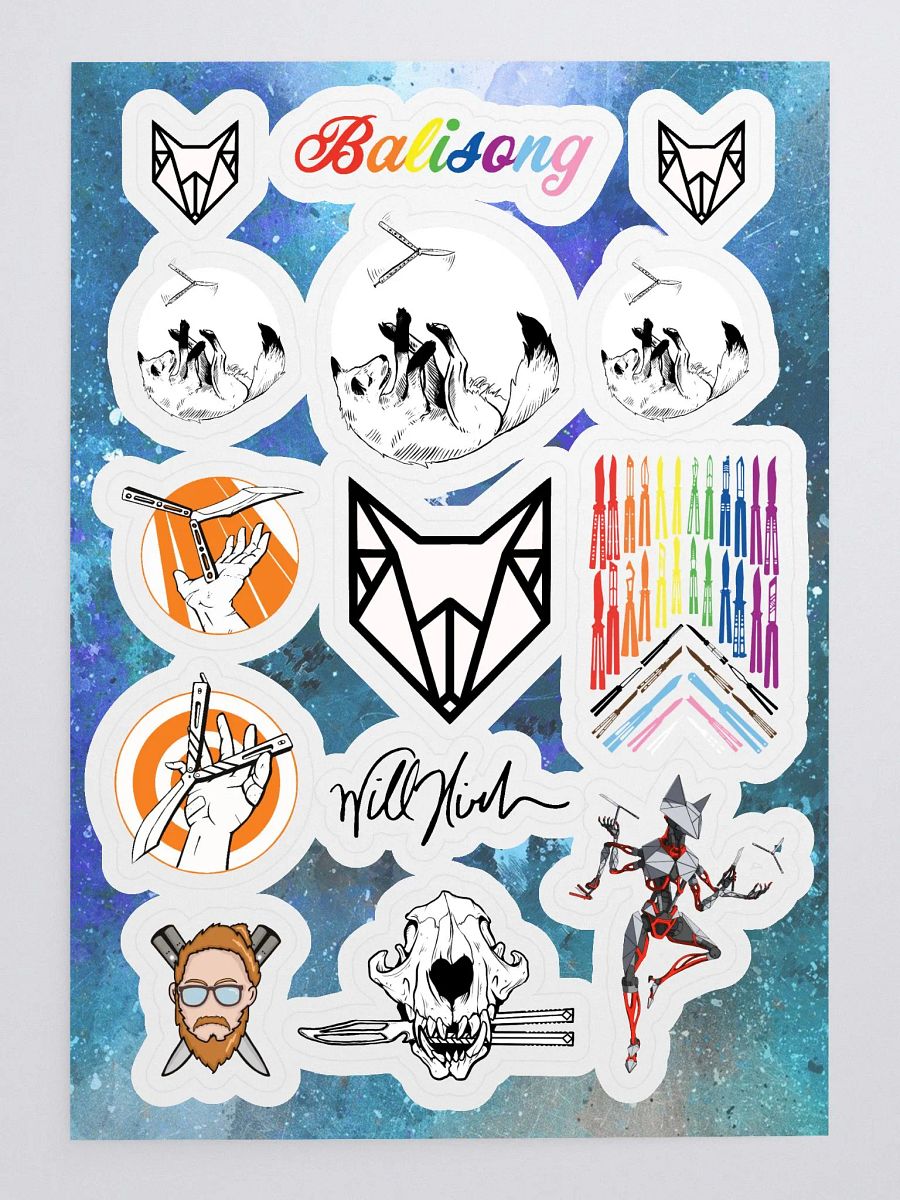 Will Hirsch Sticker Sheet product image (6)