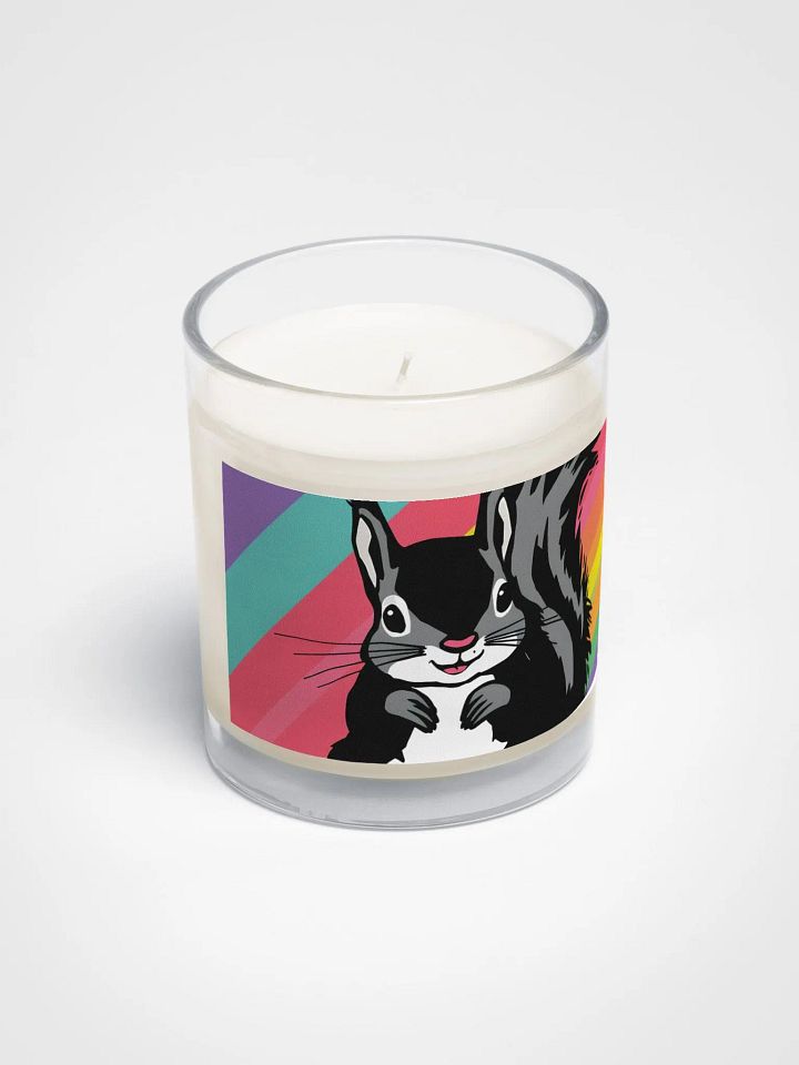 Rainbow Squirrel Soy Wax Candle product image (2)