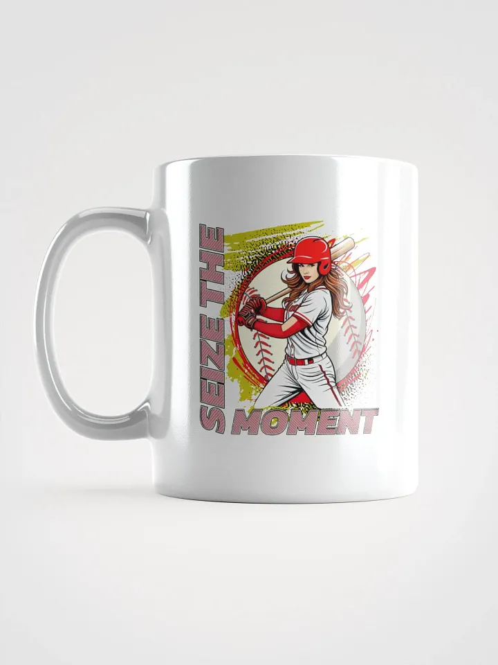 Seize the Moment Baseball Female Mug product image (1)
