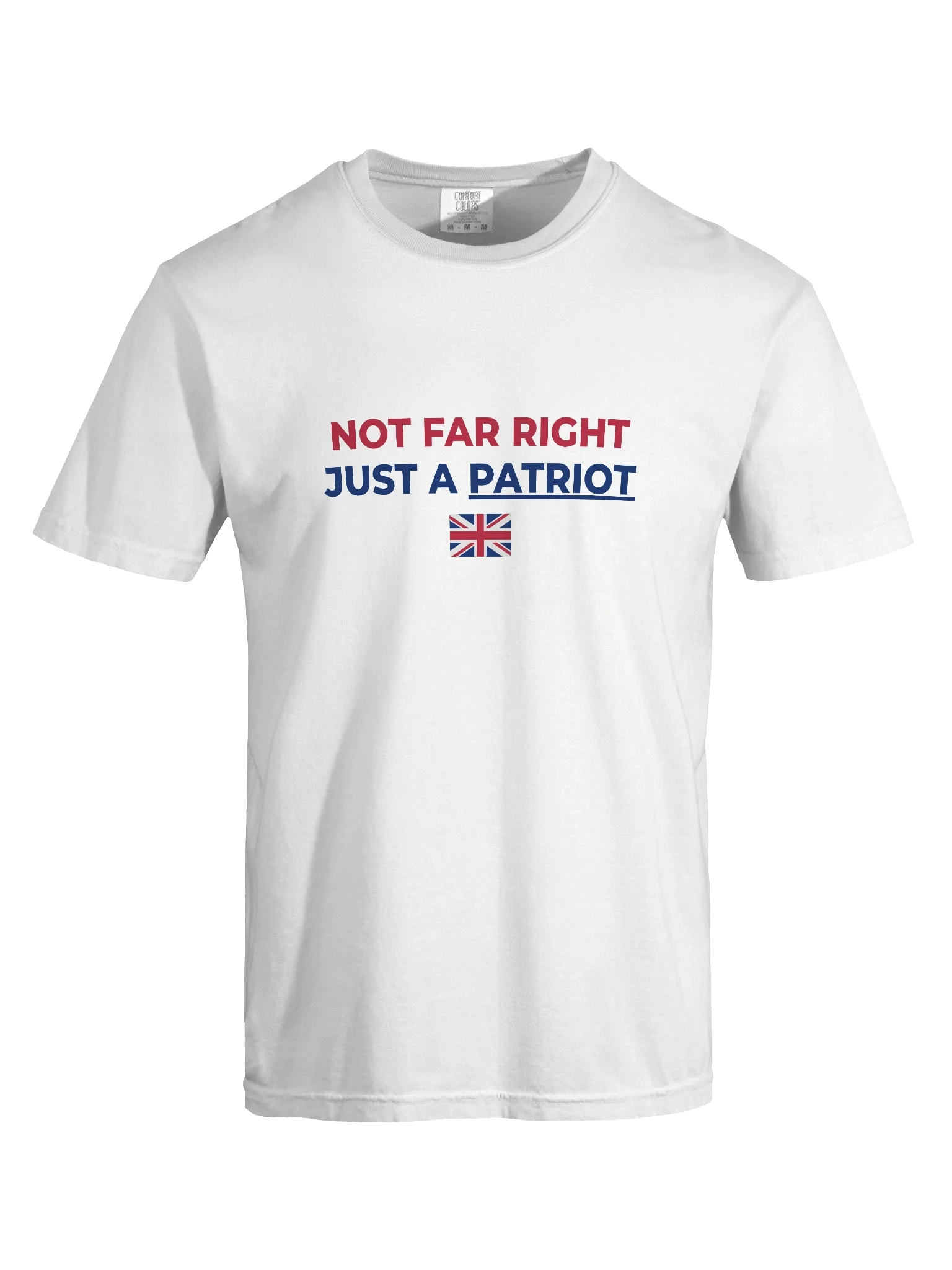 “Not Far Right, Just a Patriot” Black Tee product image (17)