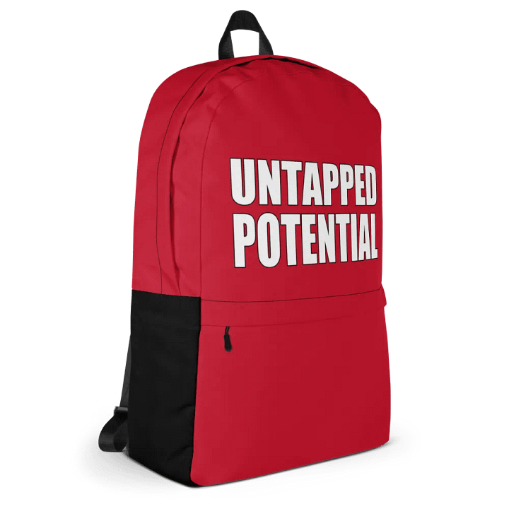 Untapped Potential Red Large Print Back Pack product image (2)