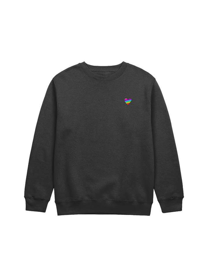 Rainbow Heart Lane Seven Premium Crewneck Sweatshirt product image (1)