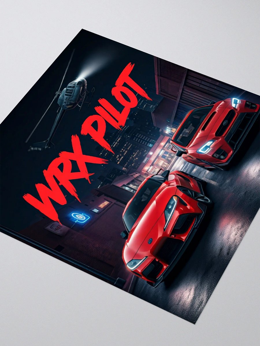 WRX.PILOT x Supra Sticker 3x3 product image (4)
