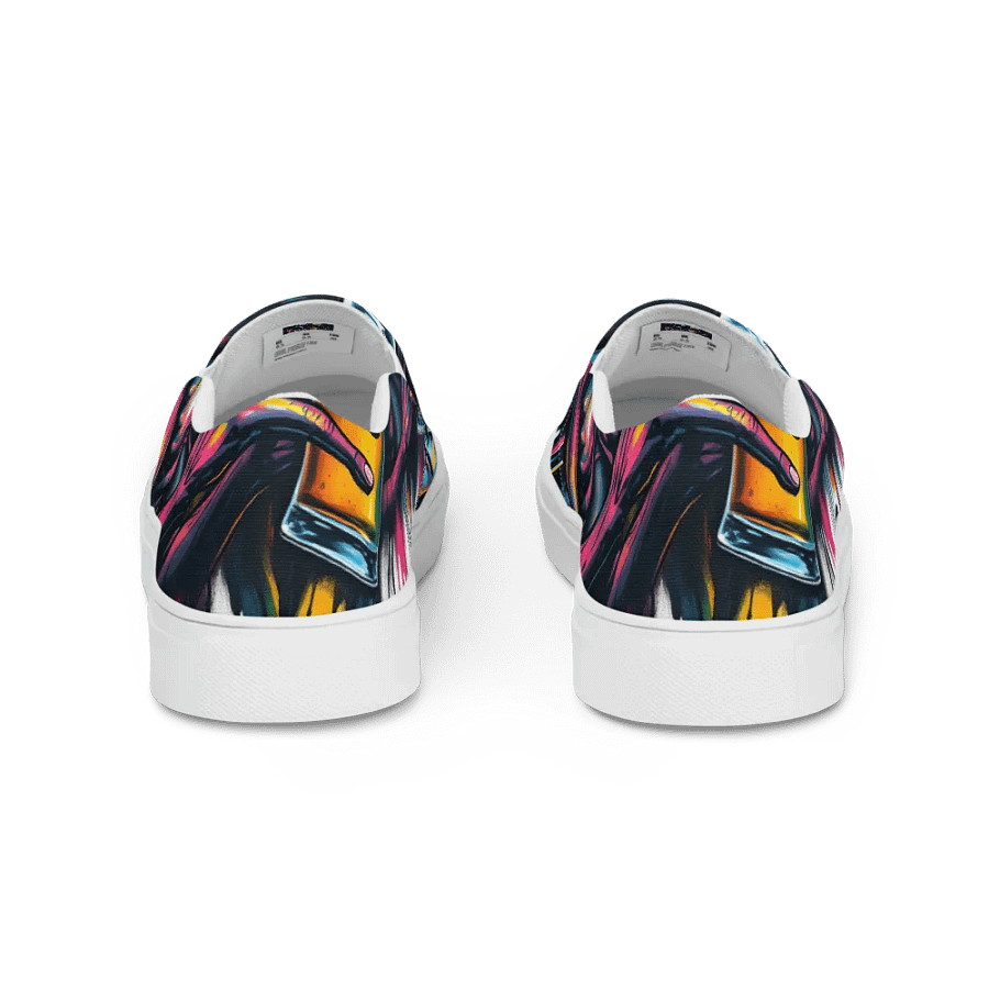 Men's extraterrestrial urban vibes canvas Slip-On Shoes product image (4)