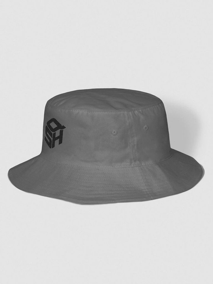 QSH BLACKOUT LOGO BUCKET HAT product image (4)