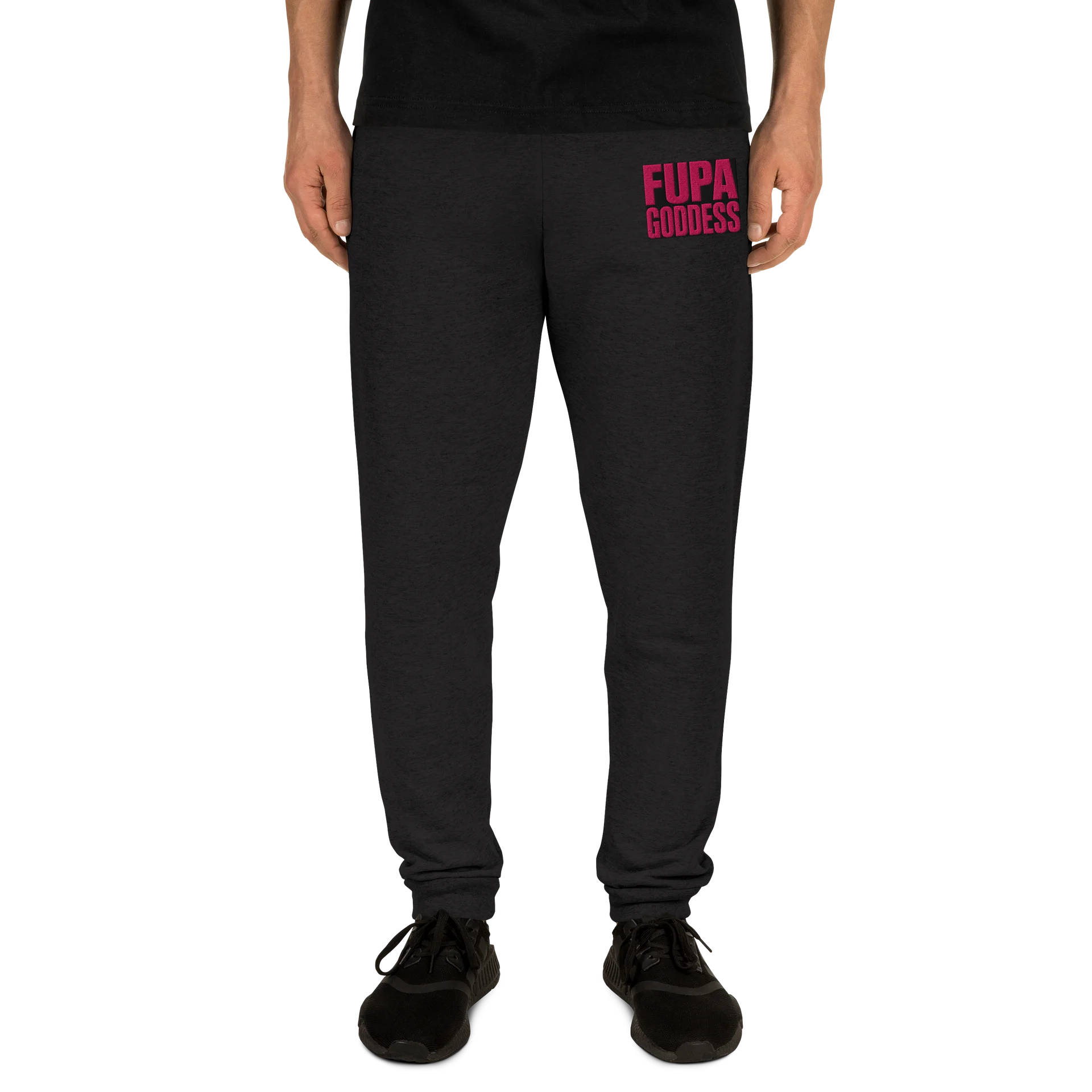 Embroidered pink logo joggers product image (3)