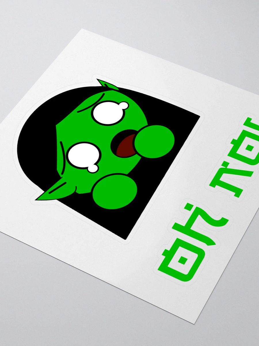Oh No! Scared Gremlin Sticker product image (7)