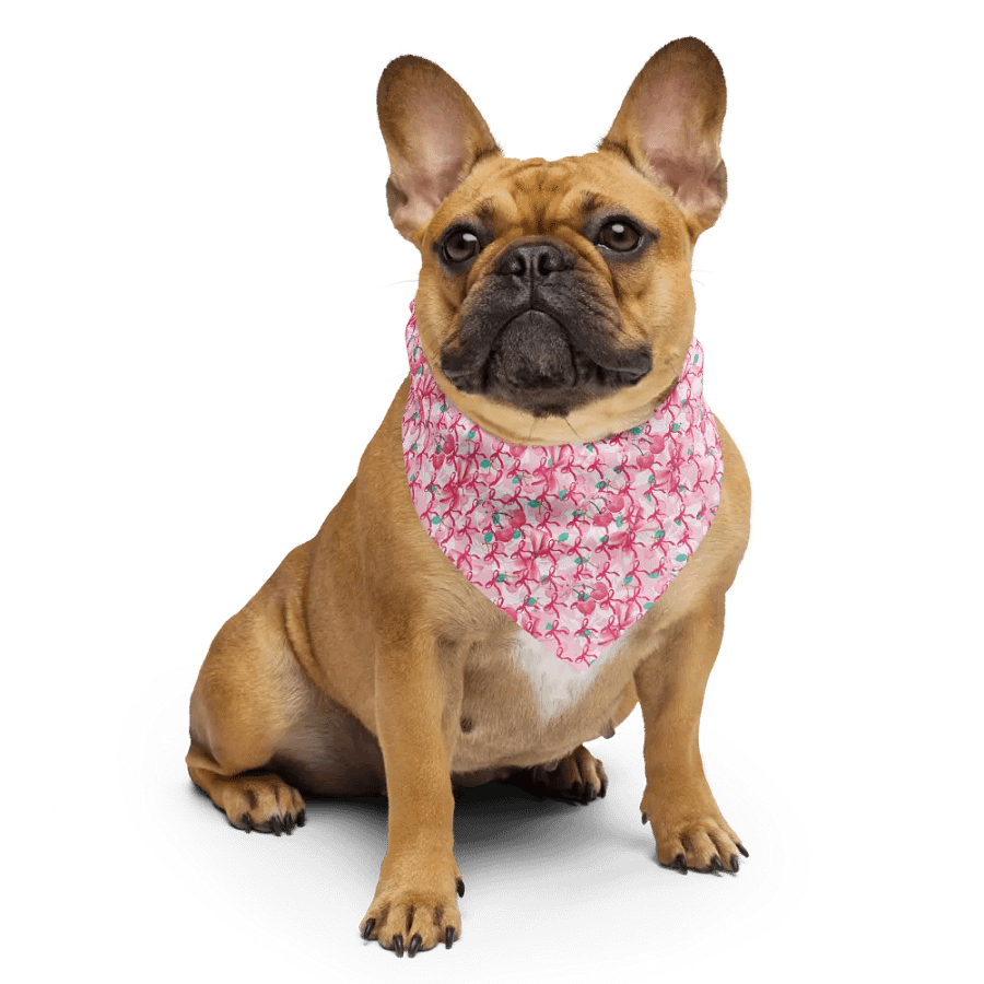 Pink bows ribbons coquette aesthetic bandana for the feminine ladies and girls product image (4)