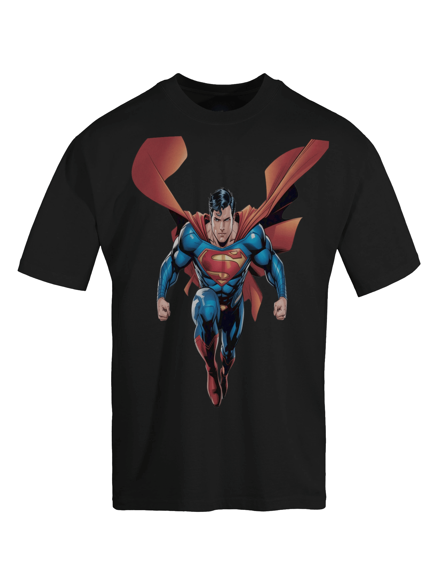 Superman Twilight Triumph Oversized Faded T-Shirt product image (1)