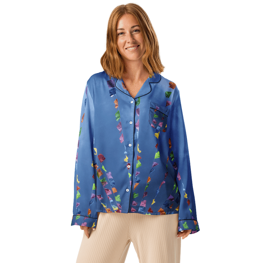 Papel Picado Long Sleeved Pajama Top product image (1)