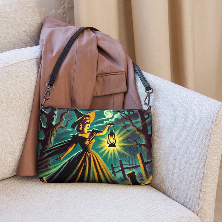 Witch in the Woods Halloween Crossbody Bag product image (6)