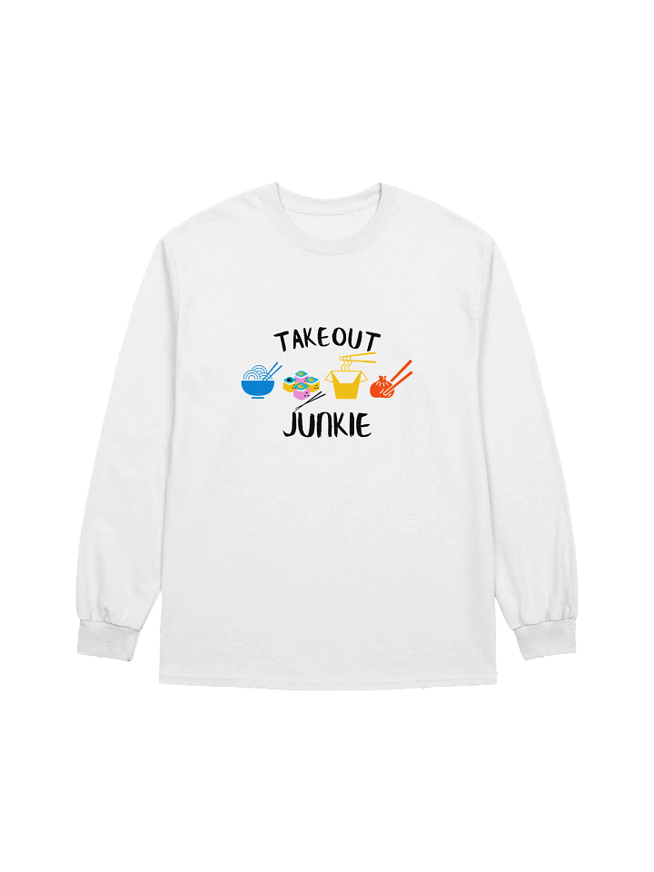 Takeout Junkie - Gildan Ultra Cotton Unisex Long Sleeve T-Shirt - Light Colors product image (2)