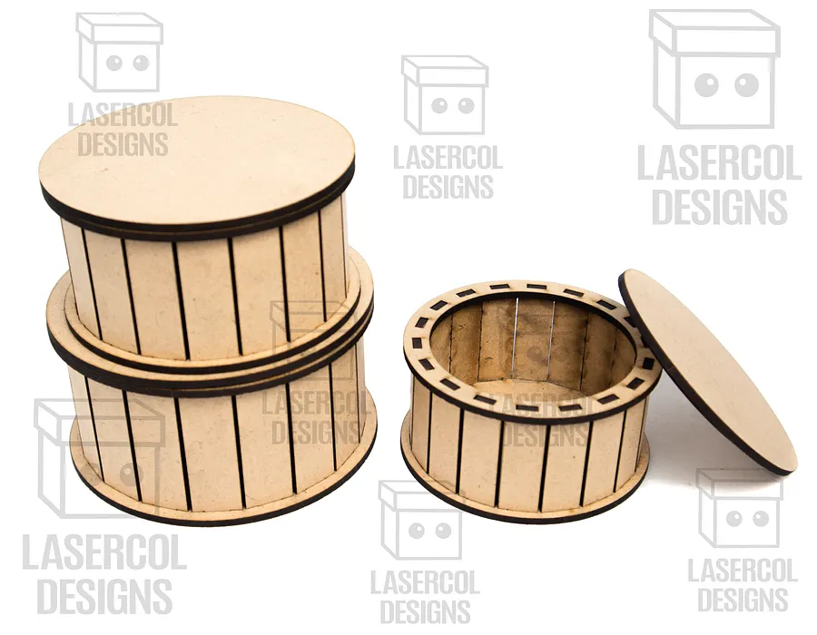Boxes Set 7 (5 sizes) - Laser Cut Files product image (5)