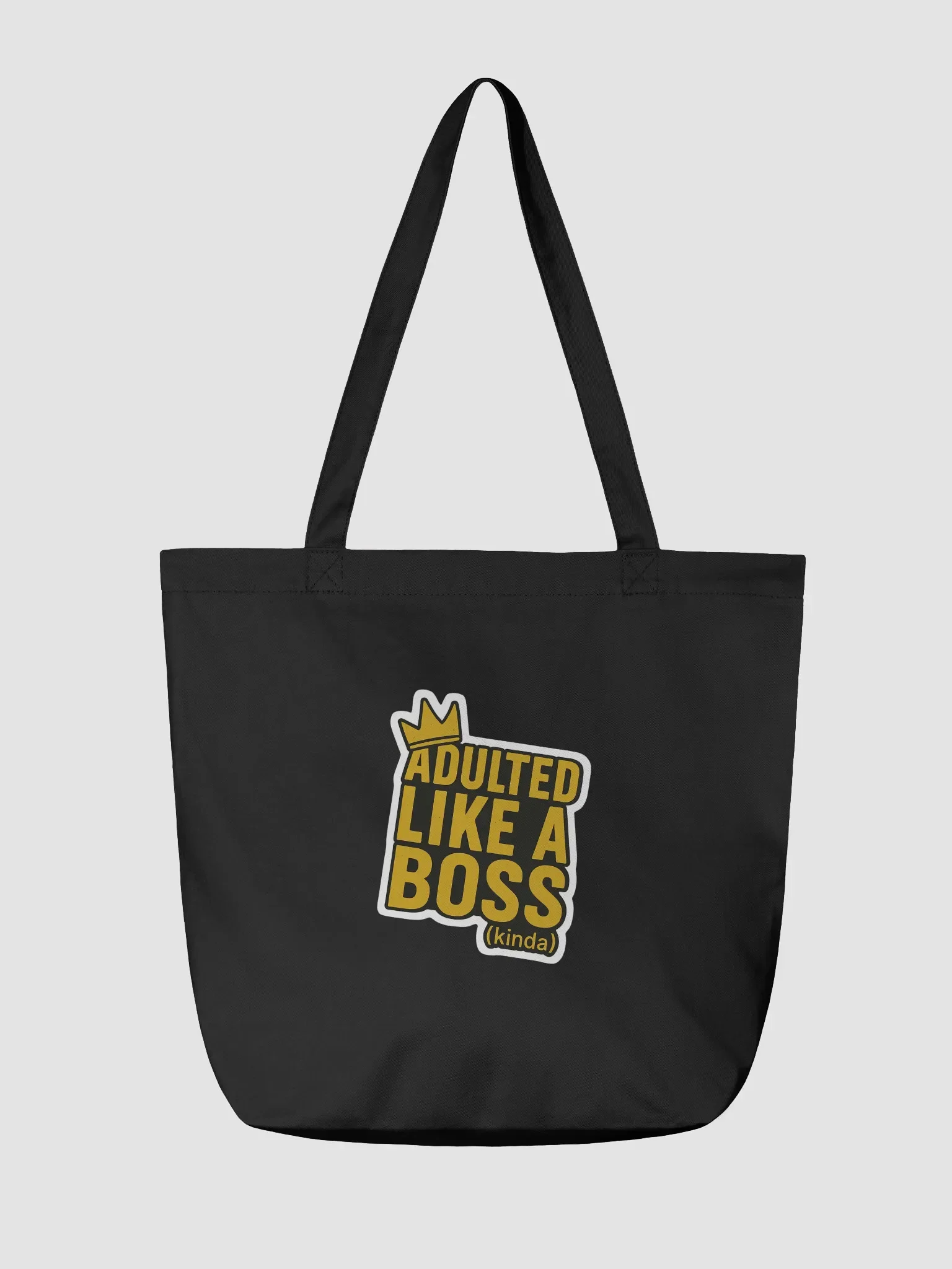 Adulted Like a Boss (Kinda) Eco Tote product image (2)