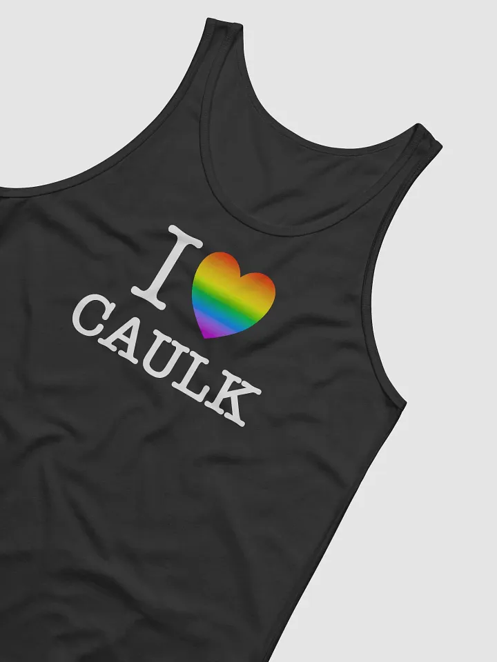 I LOVE CAULK Rainbow / Dark Tank Top product image (2)
