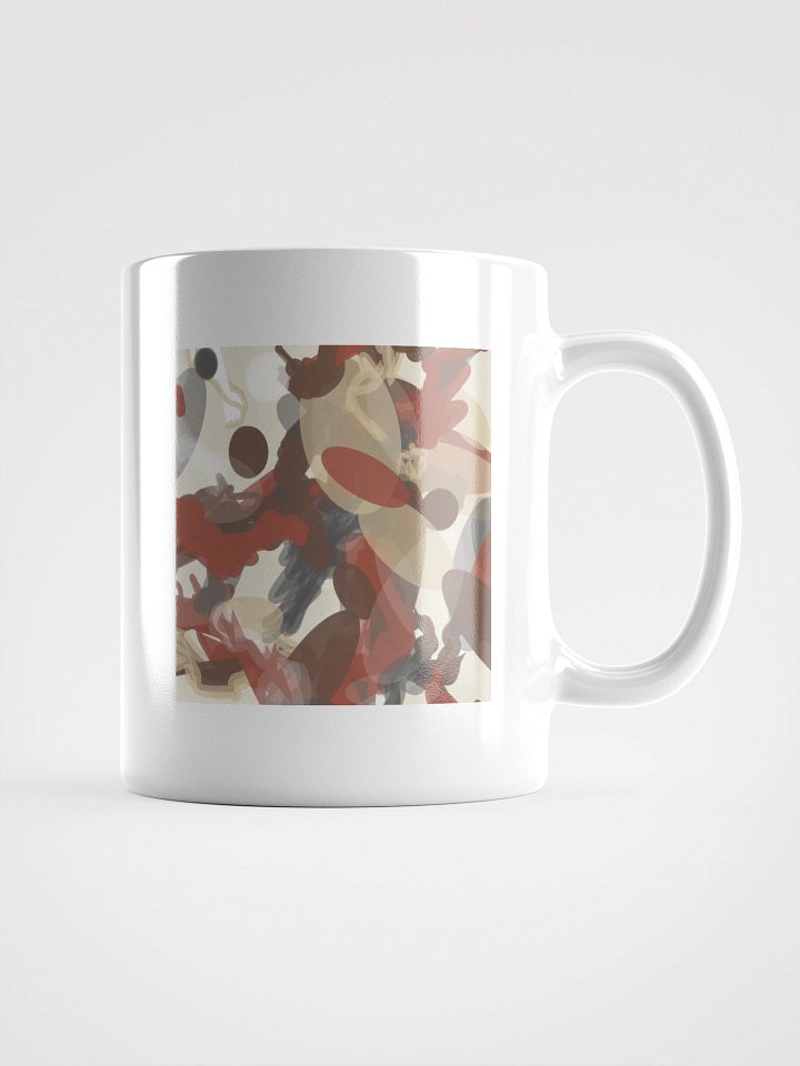 Dynamic Shapes White Glossy Mug product image (1)