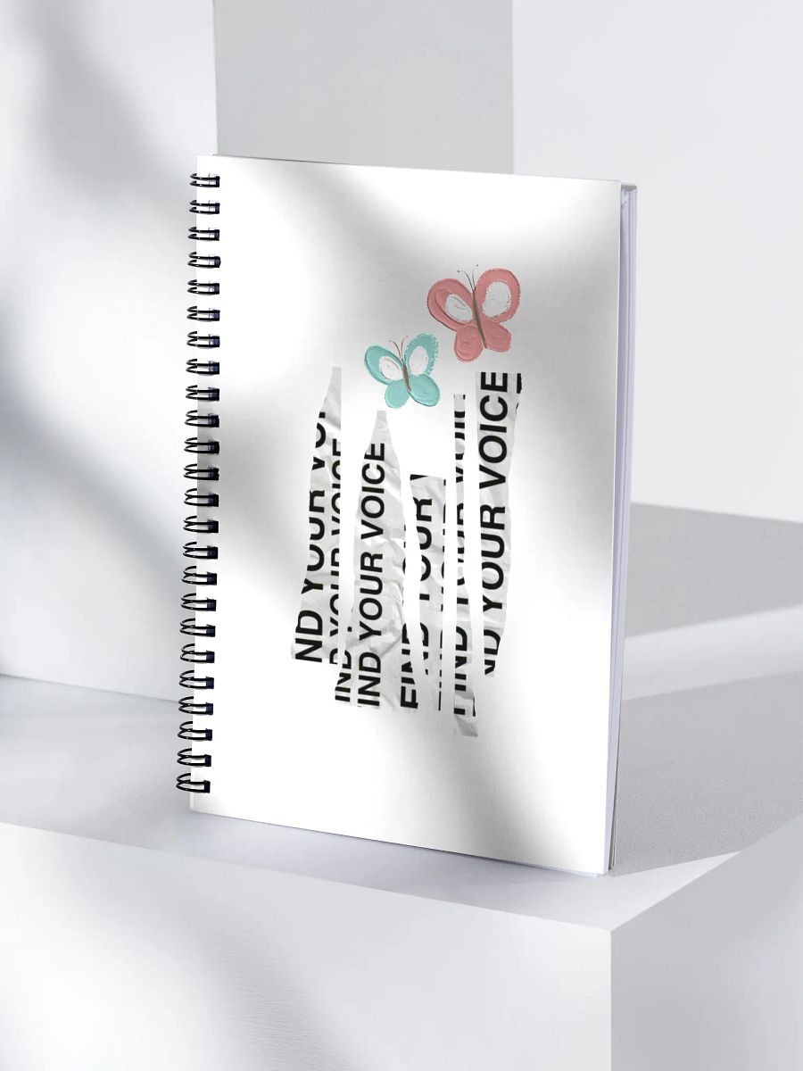 Your Voice Spiral Notebook product image (4)