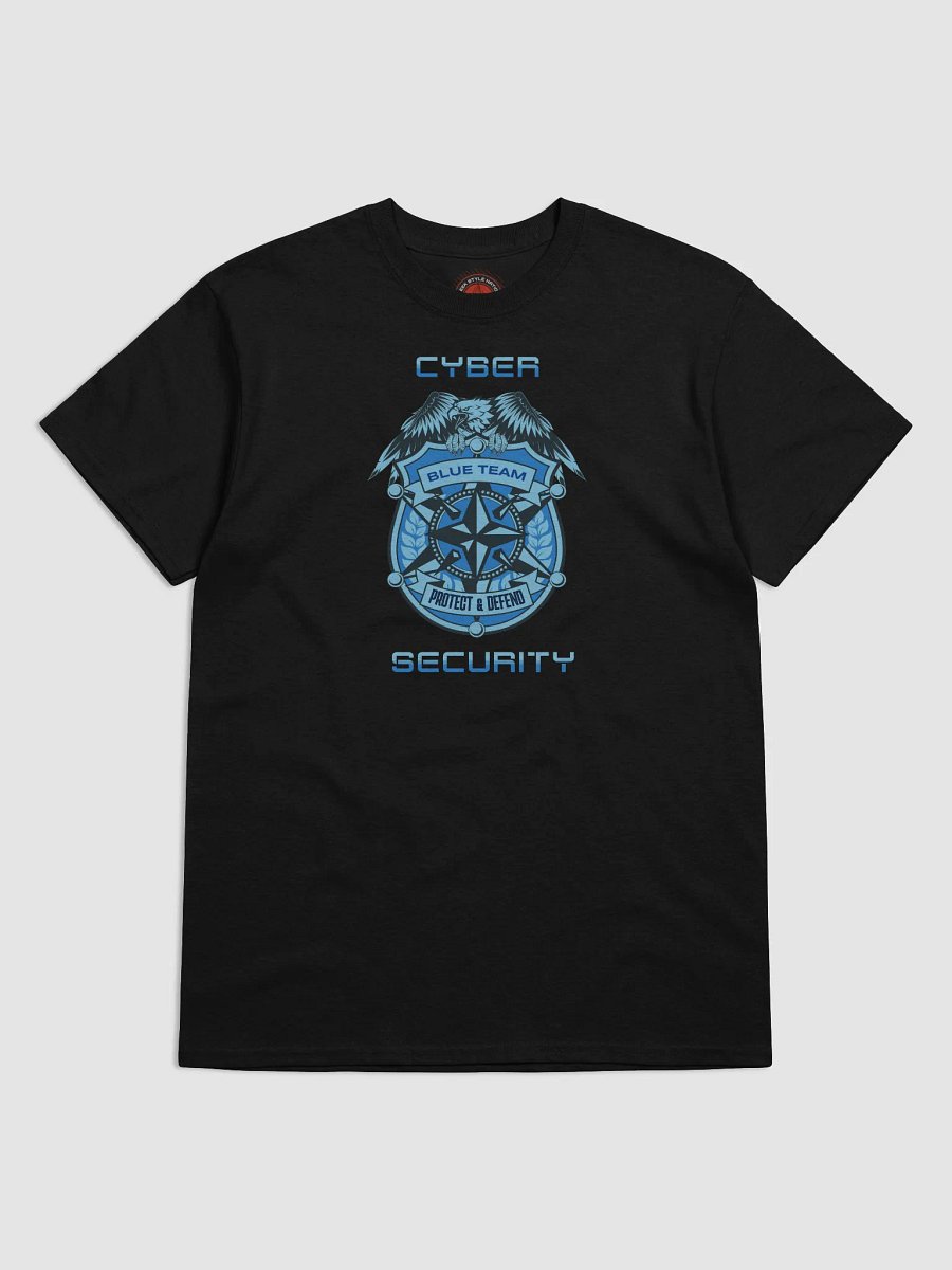 Cyber Security Blue Team Protect & Defend Eagle - Gildan Unisex T-Shirt (Heavyweight Classic Fit) - Front Print product image (1)