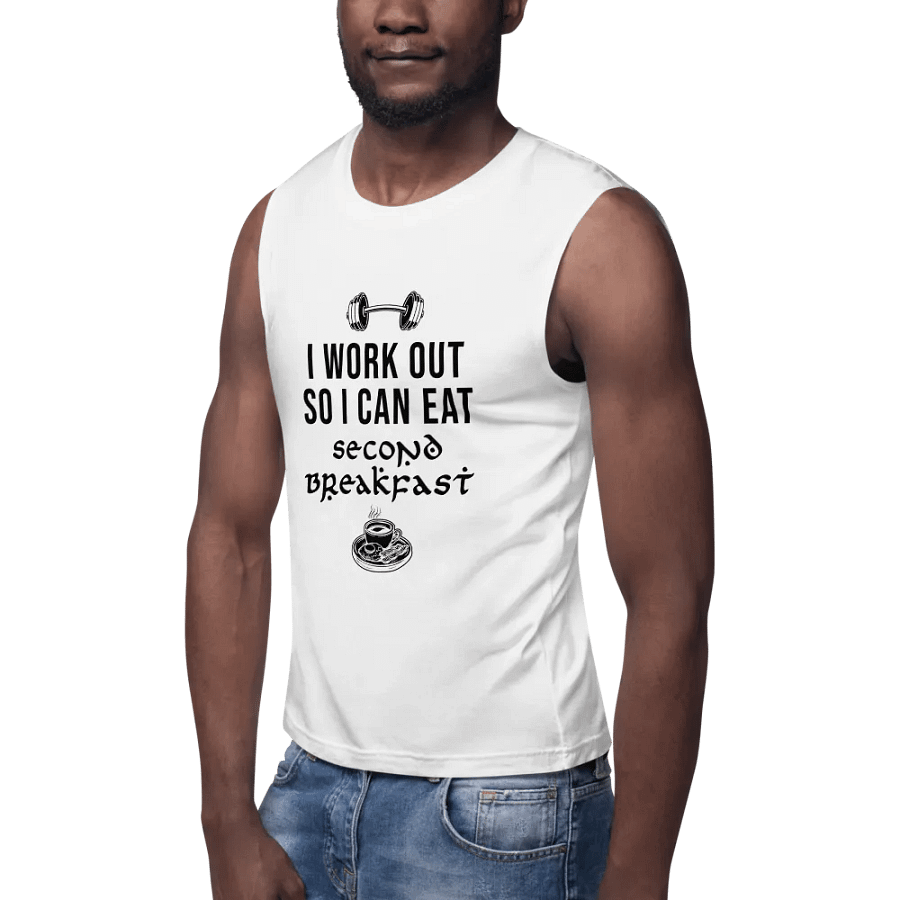 Premium Training Tank - I work out so I can eat second breakfast product image (3)