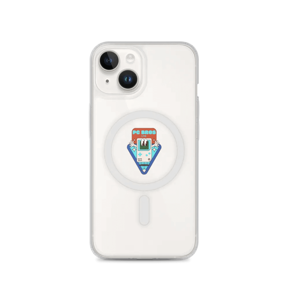 Retro Gamer Logo iPhone® MagSafe® Clear Case product image (4)