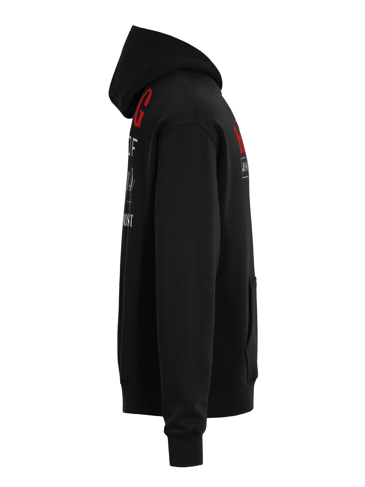 King of Kings Jesus Christ Oversized Hoodie | Christian Plus Size Streetwear | Bold Faith Apparel with Front & Back Design product image (10)