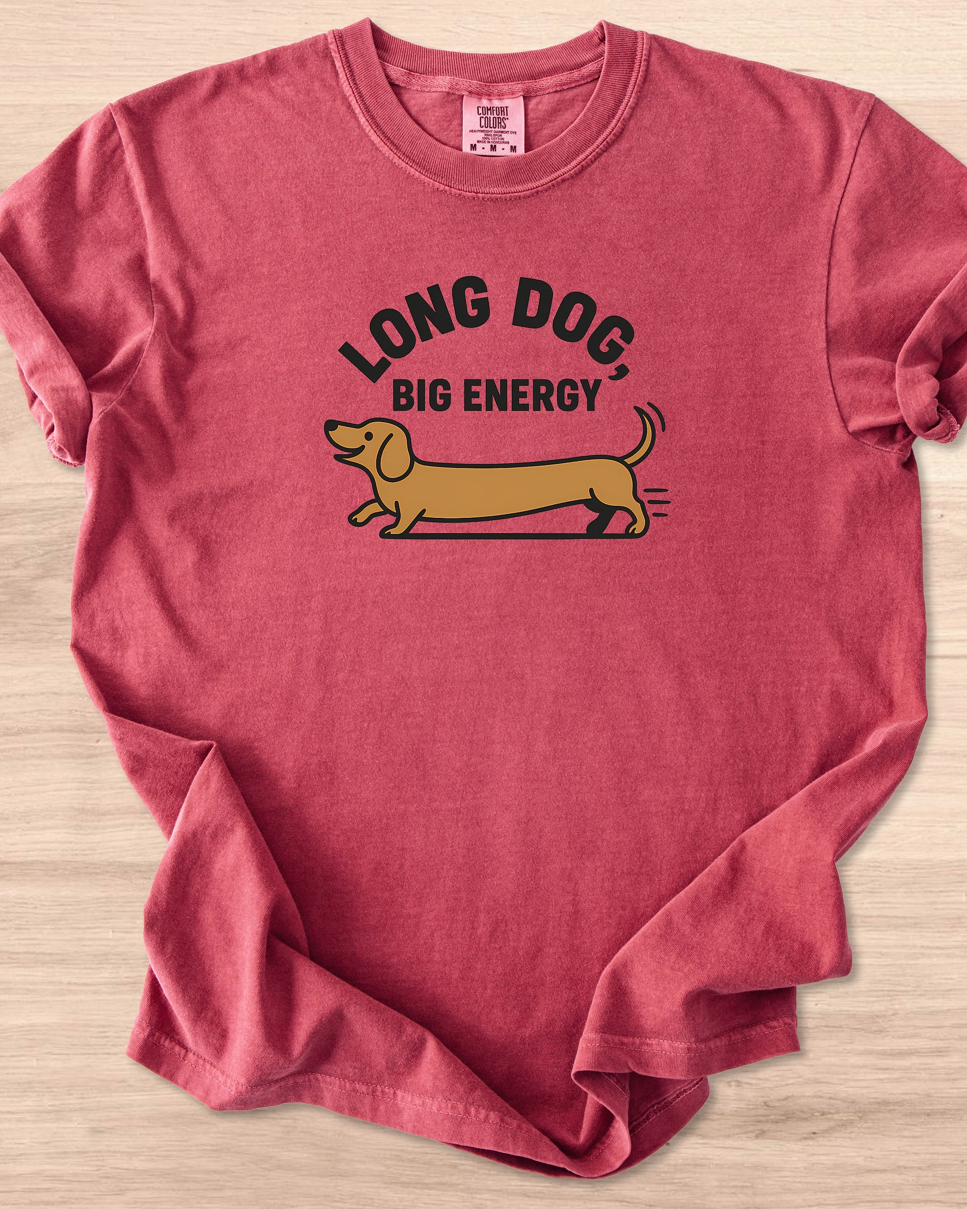 Long Dog Big Energy (Dachshund) Tee product image (5)