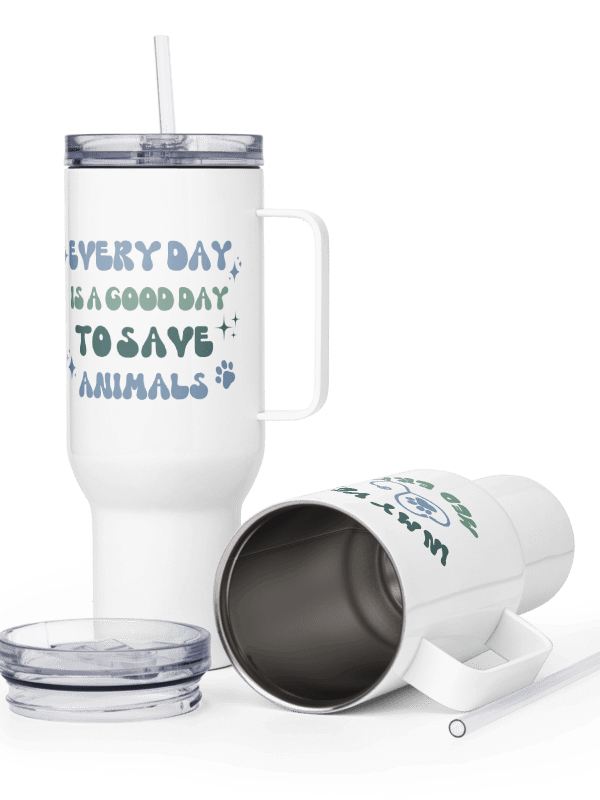 "In my vet med era" Travel Mug with a Handle product image (16)