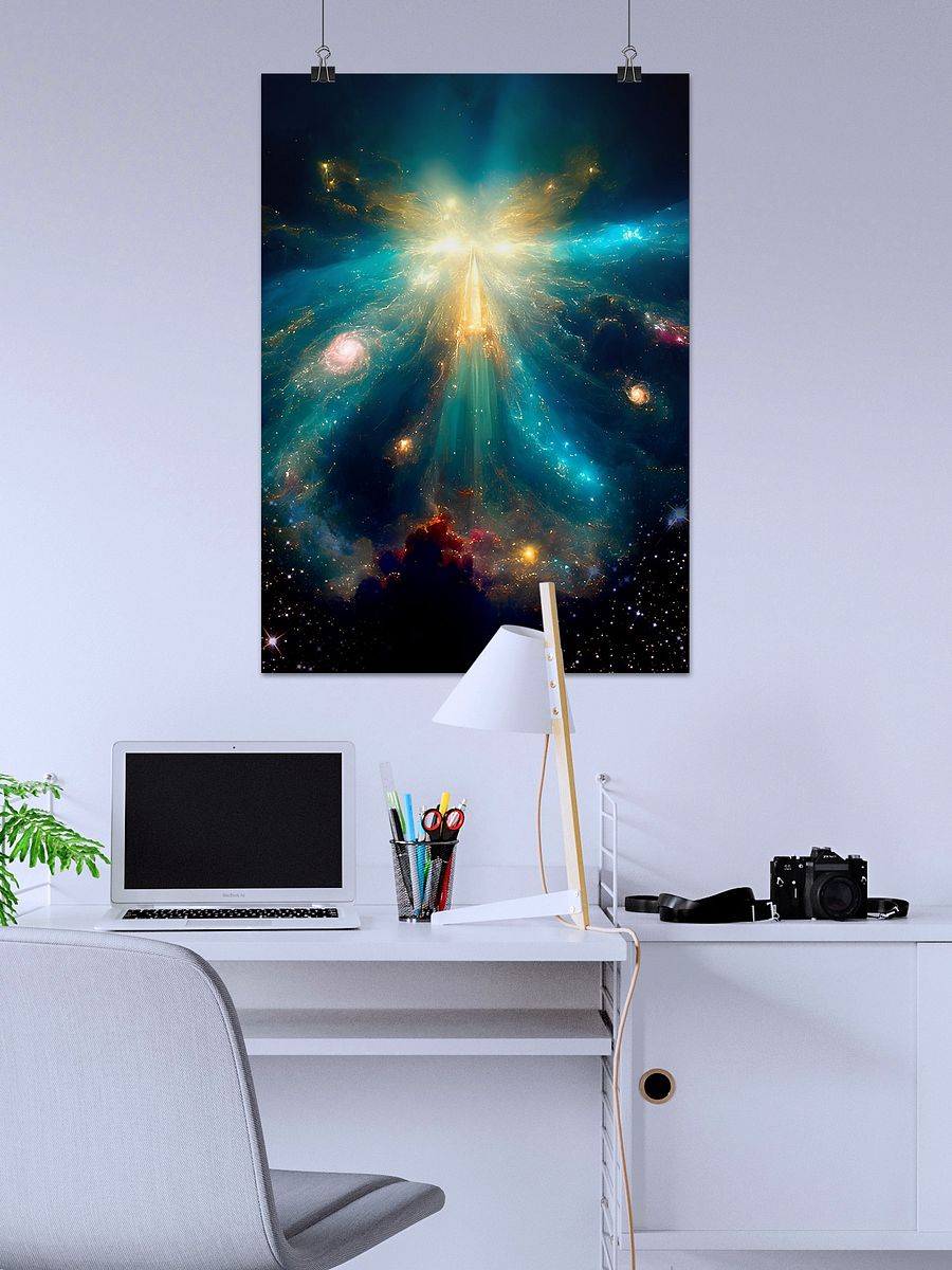 Heaven's Gate #1.1 — vibrant space poster, ethereal yoga print, abstract art, spiritual wall decor, aura poster, astrology poster, astronomy poster product image (2)