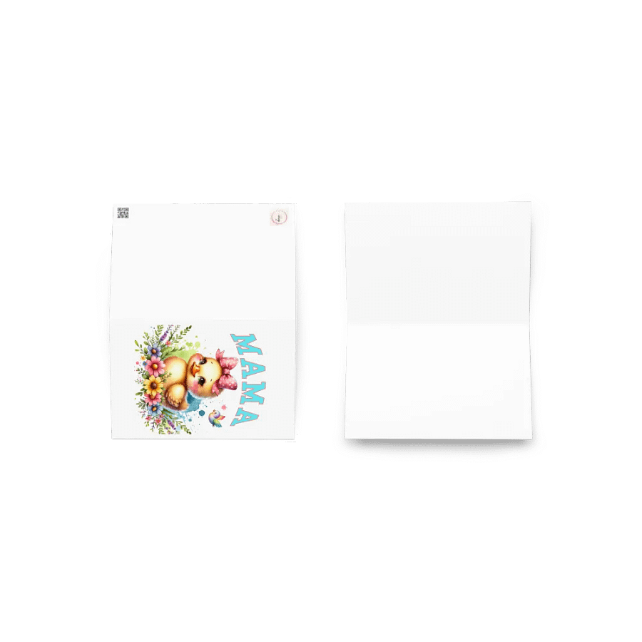 Tranquil Duckling MAMA Greeting Card product image (6)