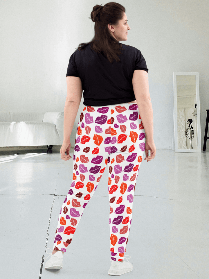 Vibrant Colorful Lips Women's Joggers product image (1)