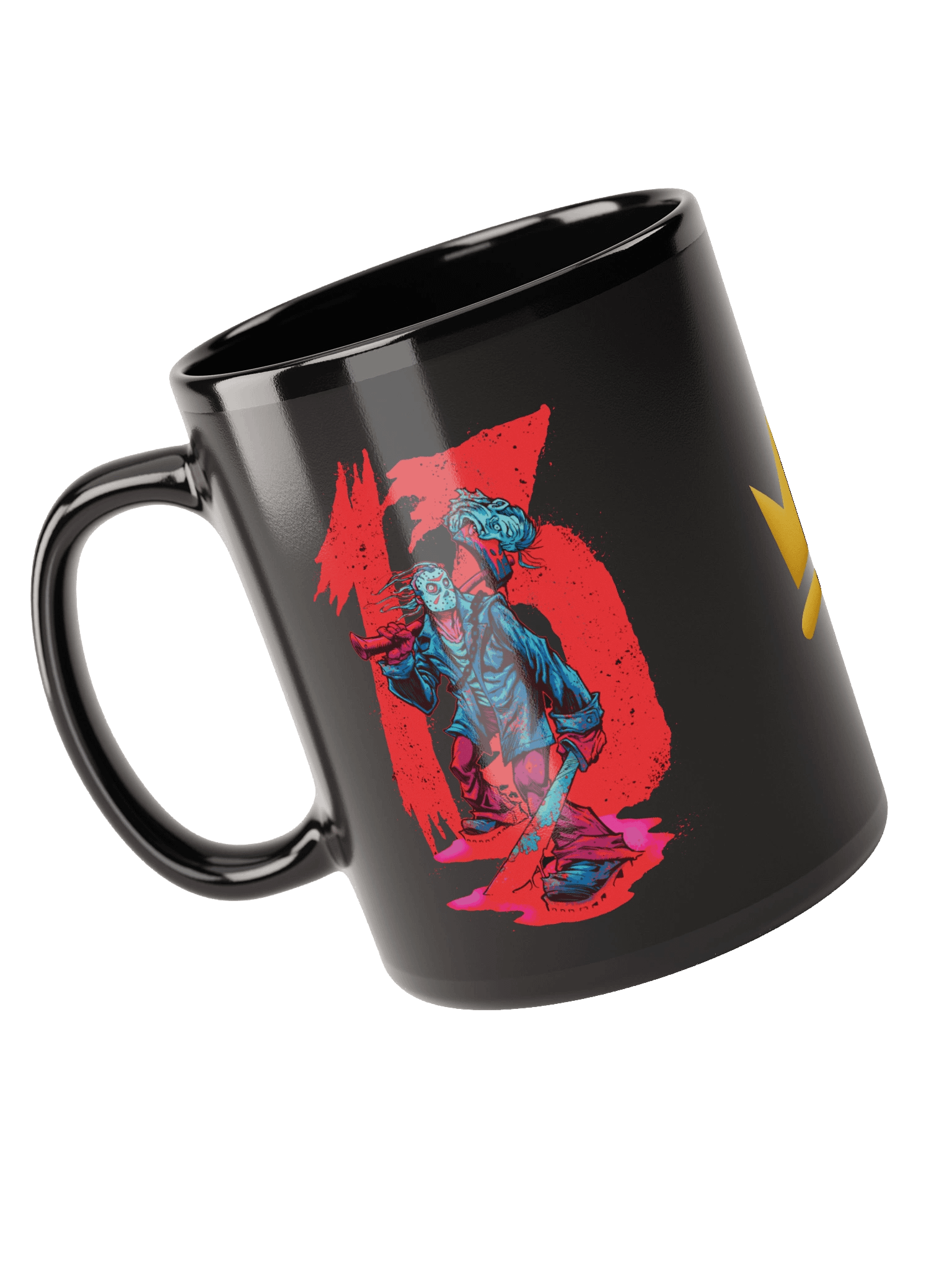 Royal Warrior Black Glossy Mug product image (3)