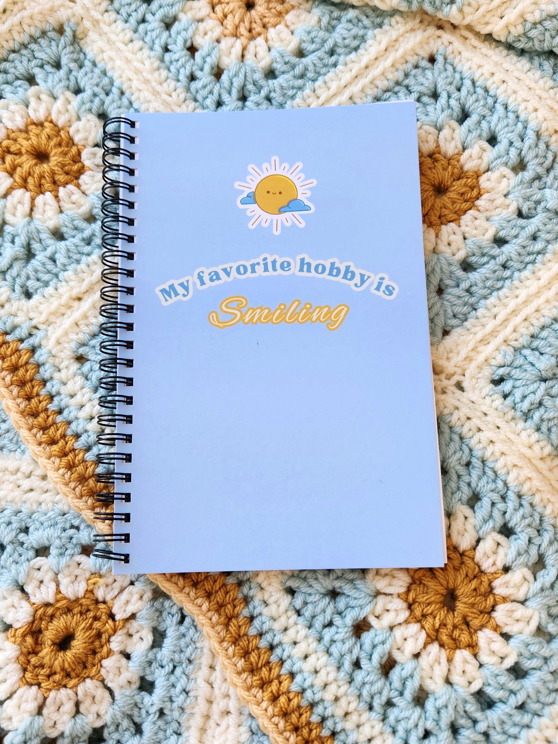 Notebook My Favorite Hobby is Smiling product image (1)
