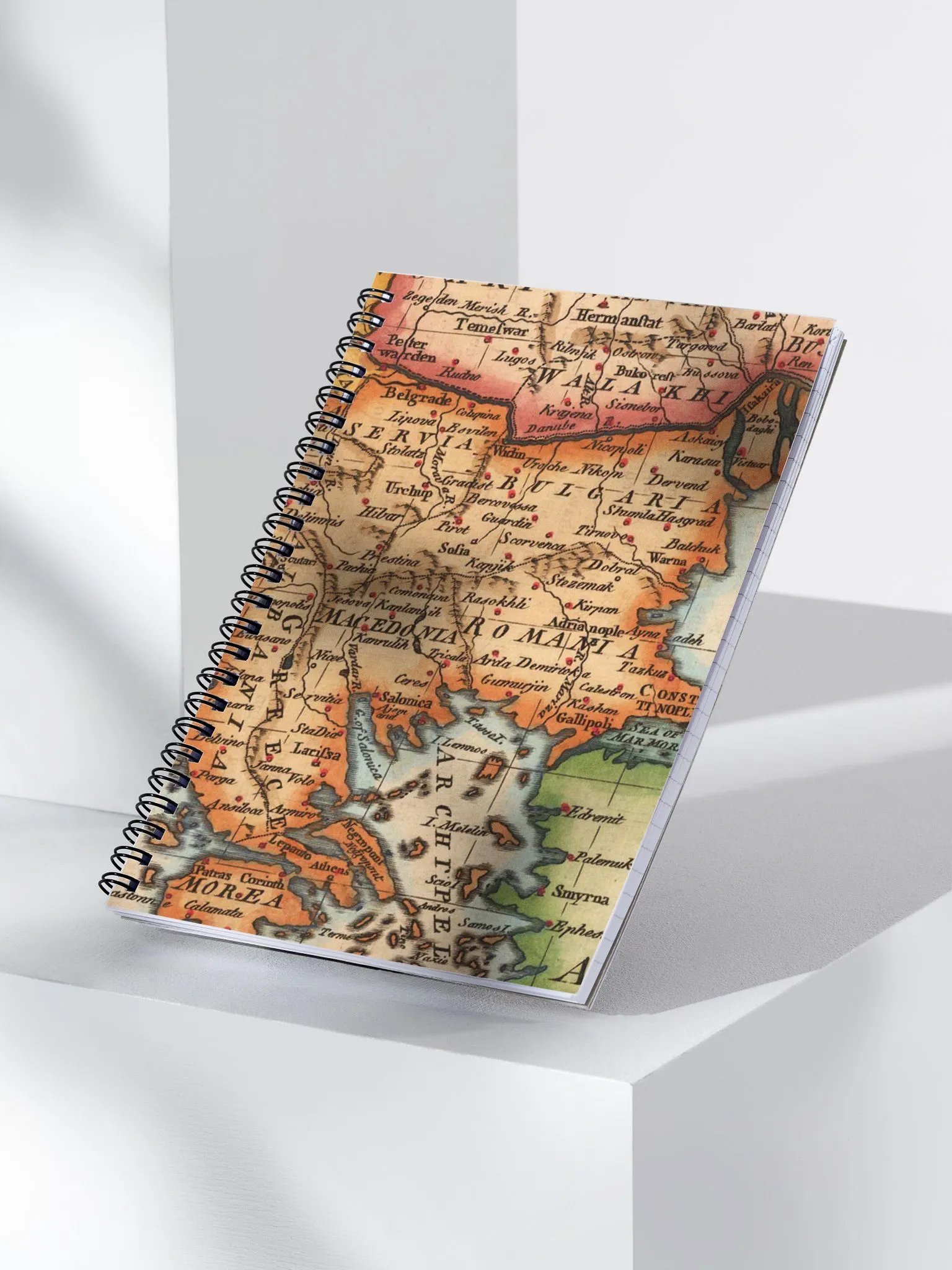Vintage Map Notebook product image (3)