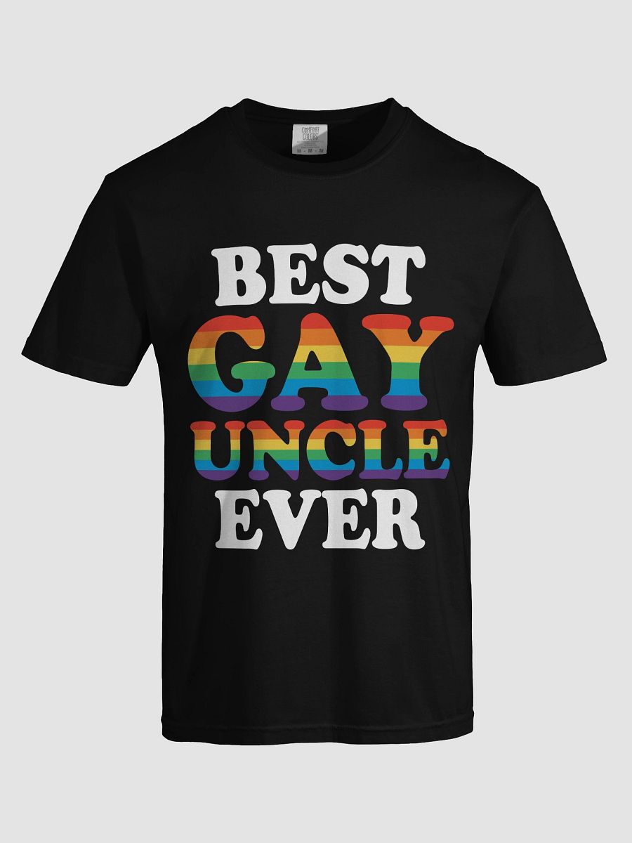 Rainbow Pride Best Gay Uncle T-Shirt product image (23)