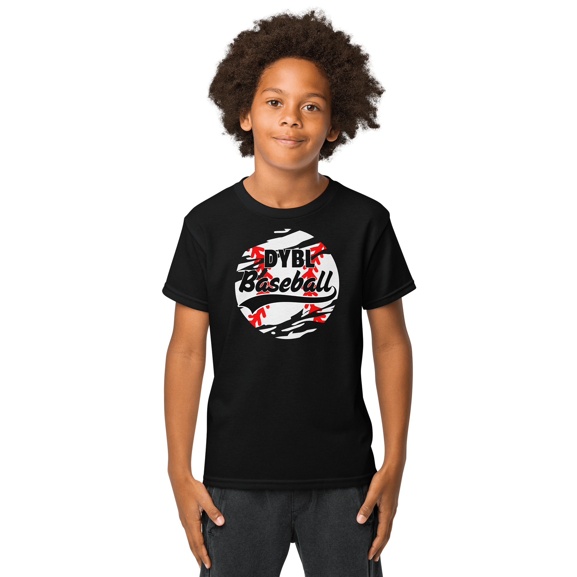 DYBL Baseball Youth Sports Tee product image (1)