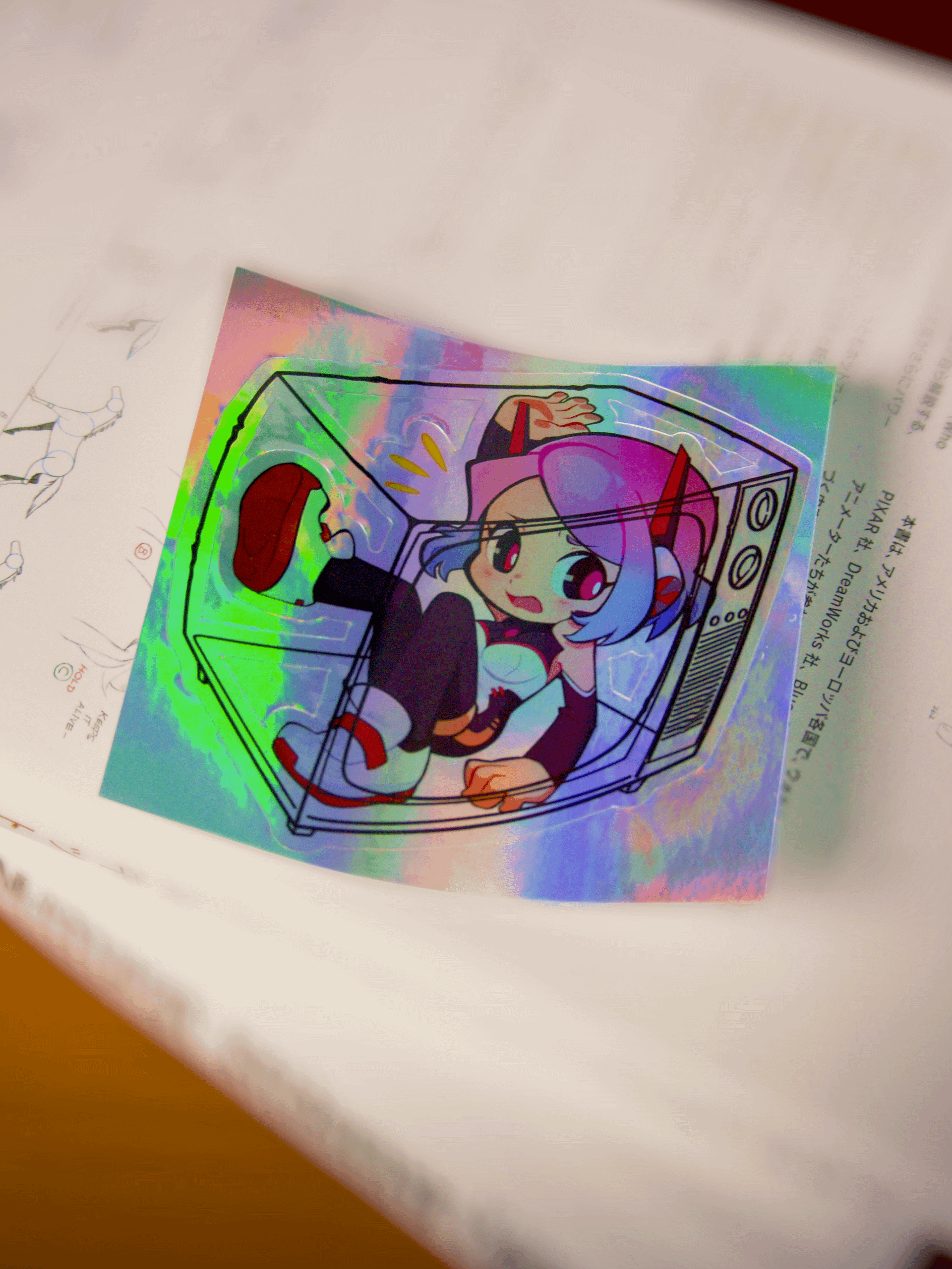 Xeraphine TV Sticker (Holographic) product image (1)