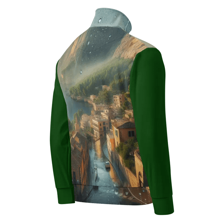Shadow Green Unisex Track Jacket | Ai Design product image (2)