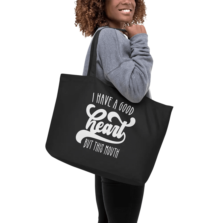 I Have A Good Heart But This Mouth Bag product image (9)