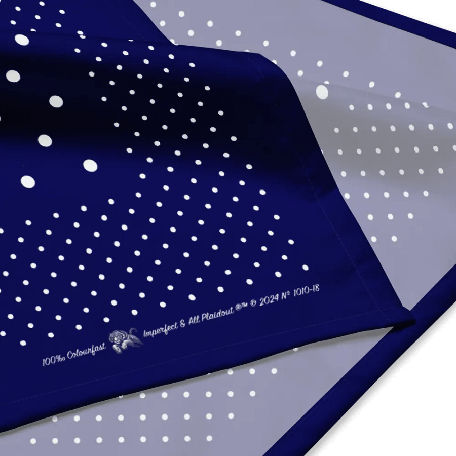Navy Polka Dot Bandana product image (4)
