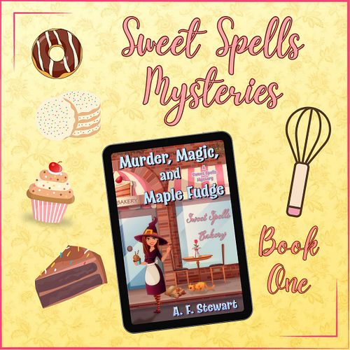 Book One of the Sweet Spells Mysteries comes out this July. Murder, Magic, and Maple Fudge is a paranormal cozy mystery set i...