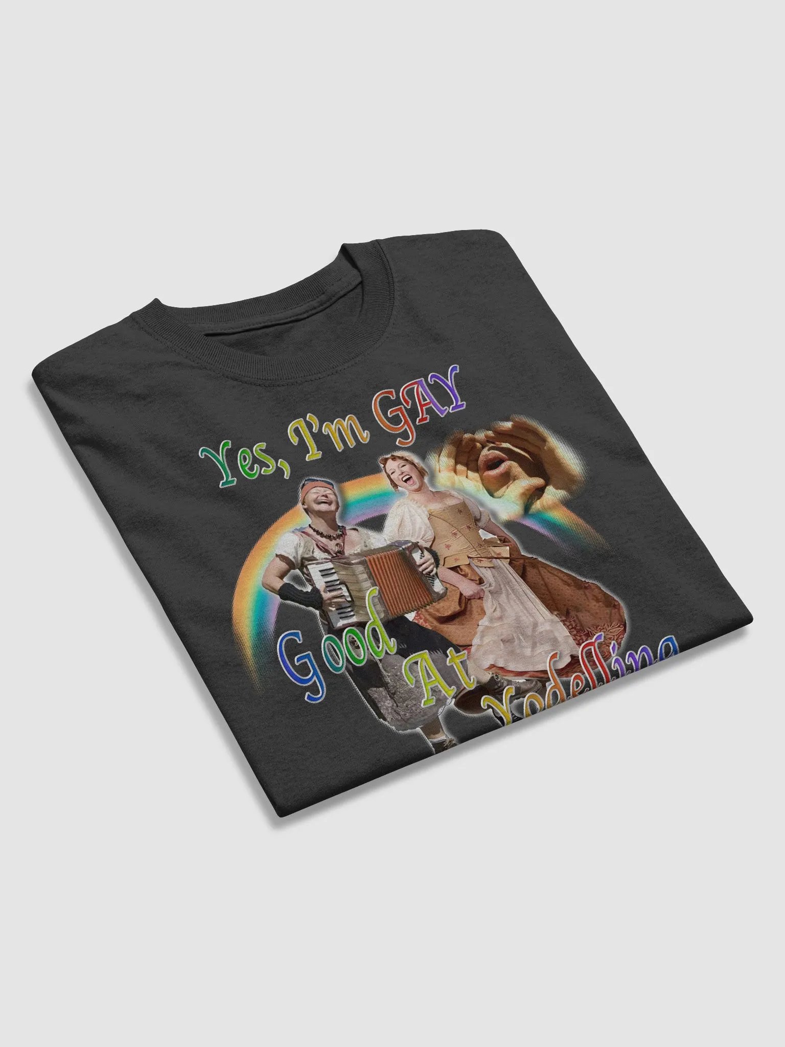 Yes, I'm GAY (Good At Yodelling) T-shirt product image (3)