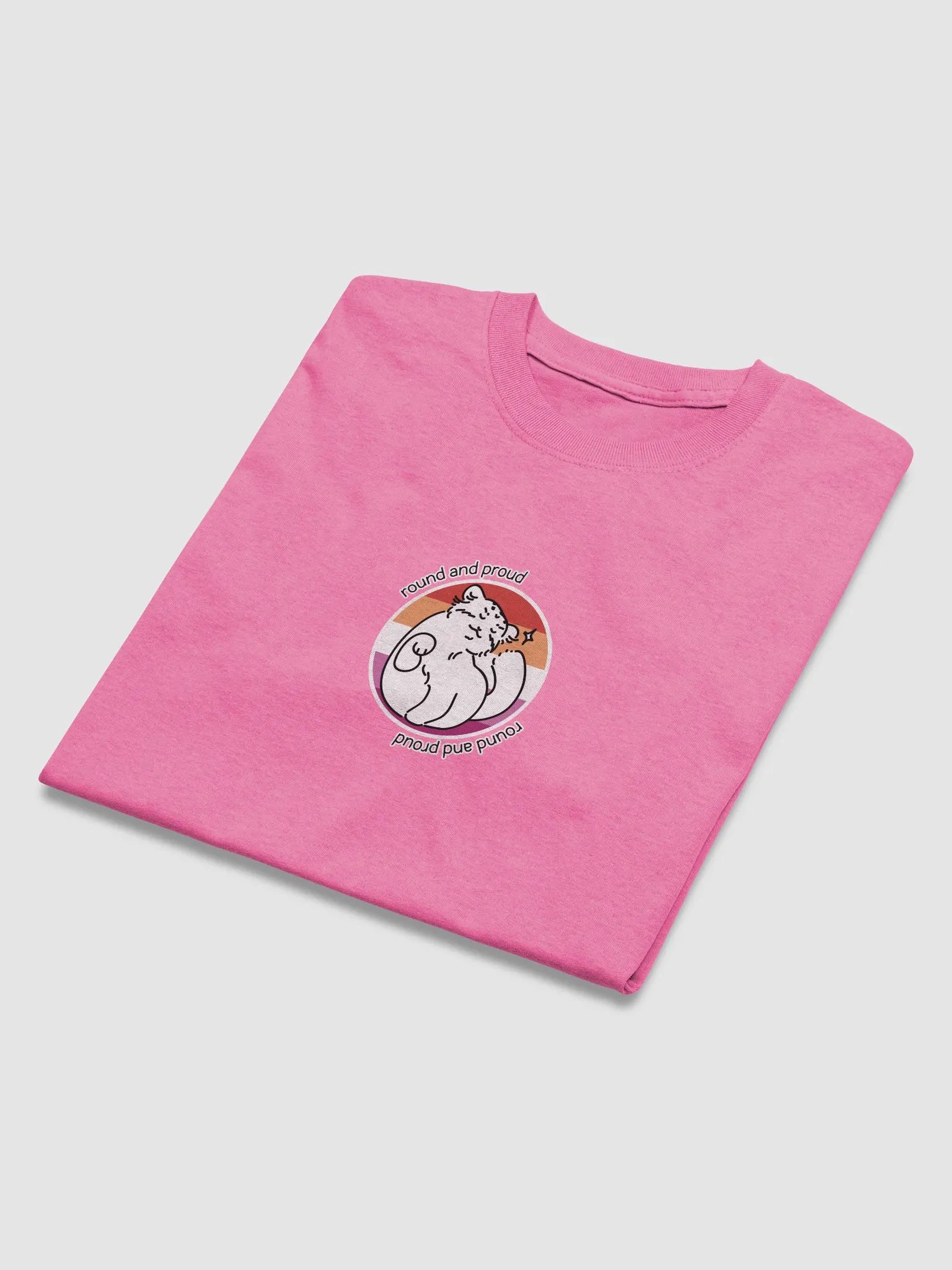 Round and Proud Manul Lesbian Version - Gildan Unisex T-Shirt product image (47)