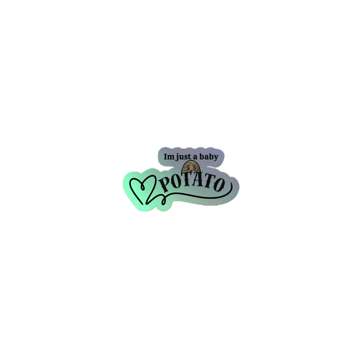 Im just a baby potato Sticker product image (1)
