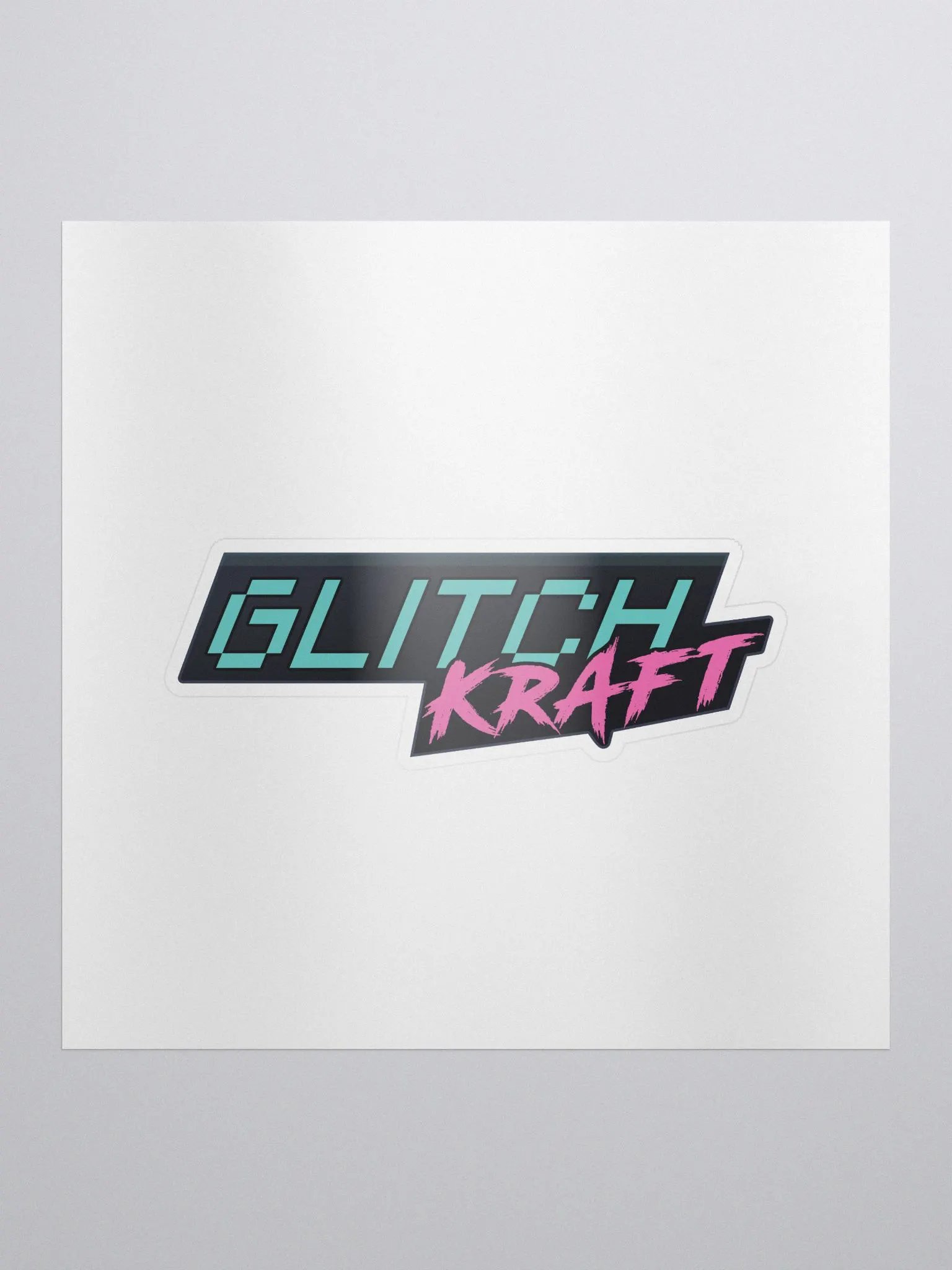 GlitchKraft Logo Sticker product image (1)