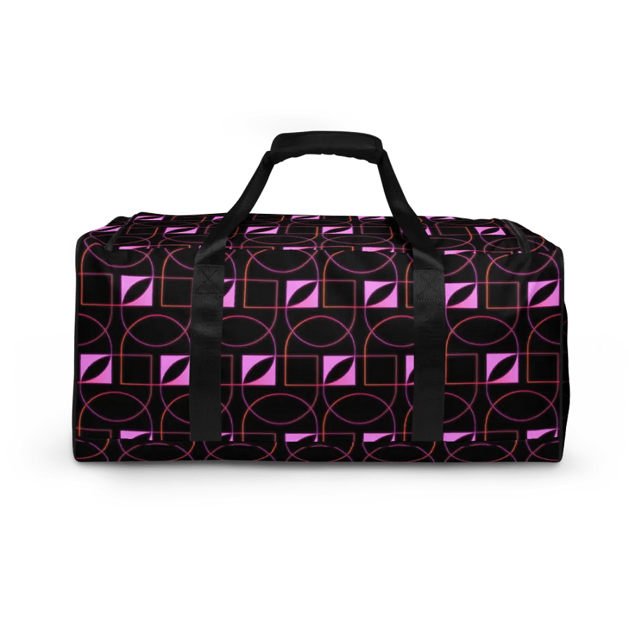 GOOD VIBE ONLY DUFFLE BAG BLACK-PINK product image (12)