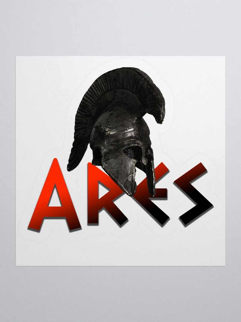 Ares/helmet logo Sticker